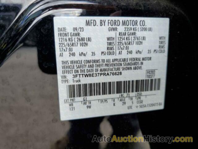 FORD MAVERICK XL, 3FTTW8E37PRA76628