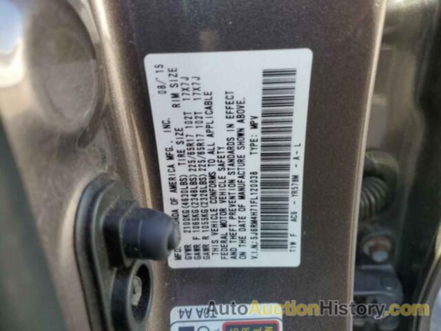 HONDA CRV EXL, 5J6RM4H71FL120038