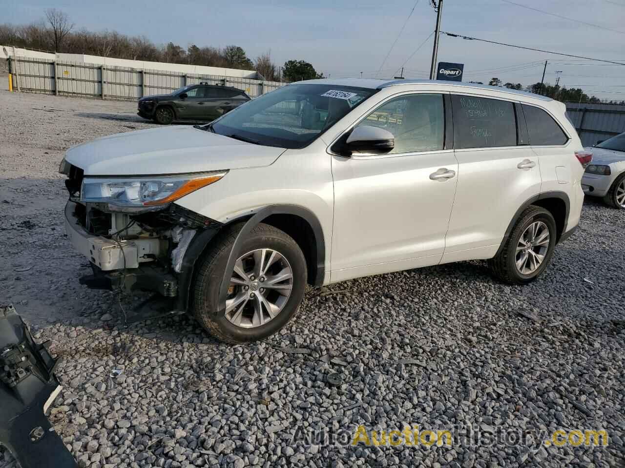 TOYOTA HIGHLANDER XLE, 5TDKKRFH8FS109705