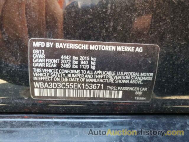 BMW 3 SERIES D, WBA3D3C55EK153671