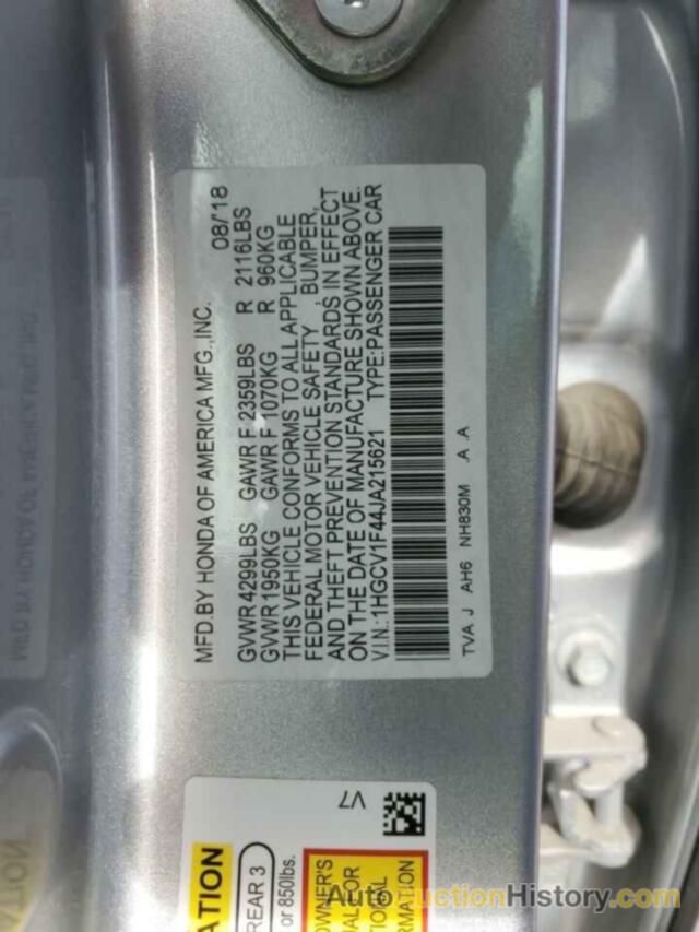 HONDA ACCORD EX, 1HGCV1F44JA215621