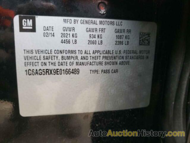 CADILLAC ATS, 1G6AG5RX9E0166489