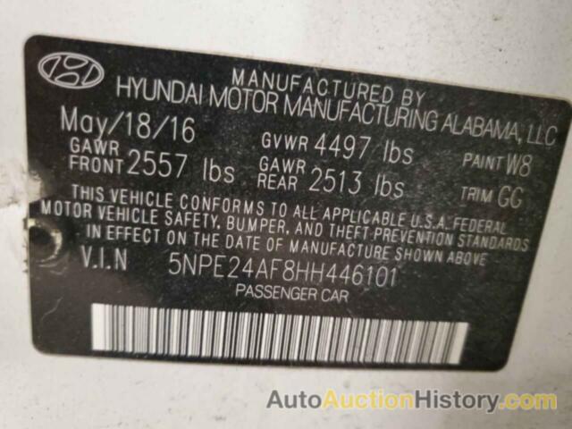 HYUNDAI SONATA SE, 5NPE24AF8HH446101