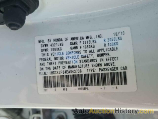 HONDA ACCORD EXL, 1HGCR2F84EA043738