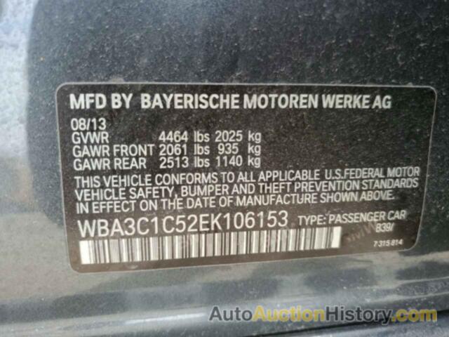 BMW 3 SERIES I SULEV, WBA3C1C52EK106153