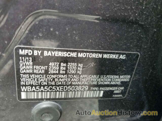 BMW 5 SERIES I, WBA5A5C5XED503829