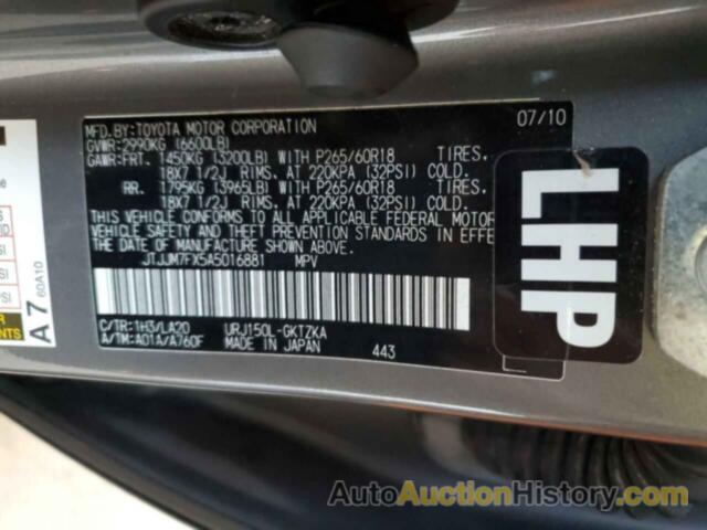 LEXUS GX 460 PREMIUM, JTJJM7FX5A5016881