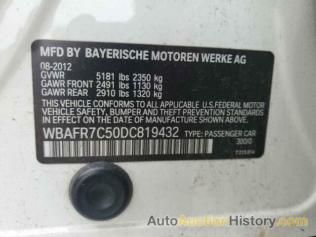 BMW 5 SERIES I, WBAFR7C50DC819432
