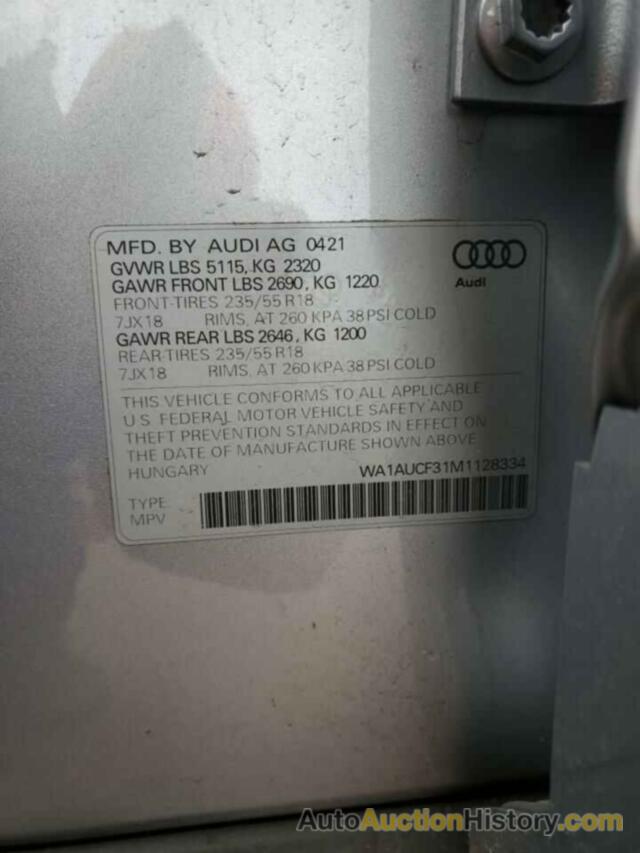 AUDI Q3 PREMIUM 40, WA1AUCF31M1128334