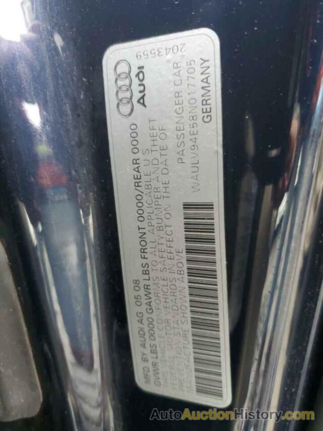 AUDI A8 4.2 QUATTRO, WAULV94E58N017705