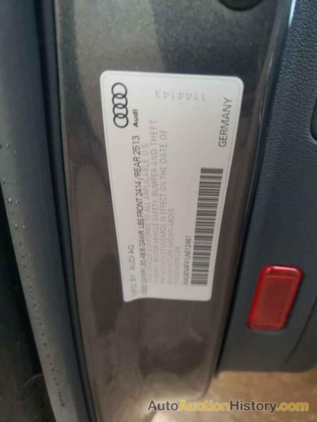 AUDI A4 PREMIUM PLUS, WAUENAF41LN012461