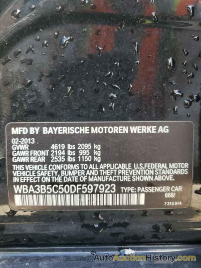 BMW 3 SERIES XI SULEV, WBA3B5C50DF597923