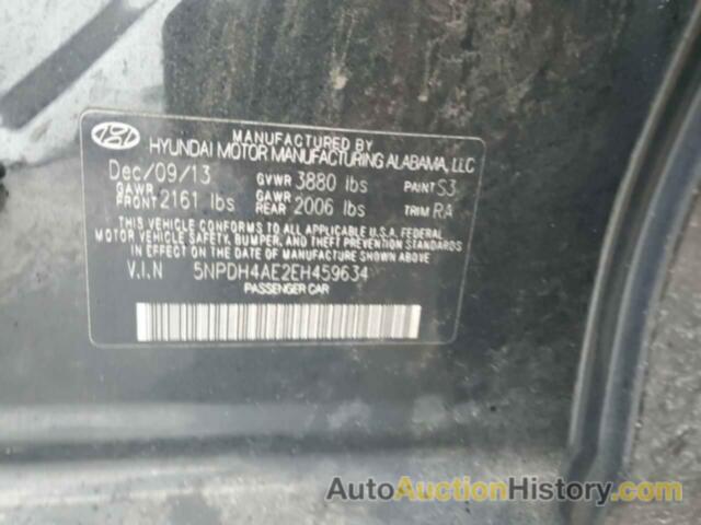 HYUNDAI ELANTRA SE, 5NPDH4AE2EH459634