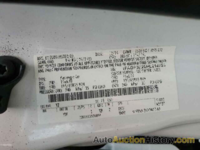 FORD FOCUS S, 1FADP3E29HL214753