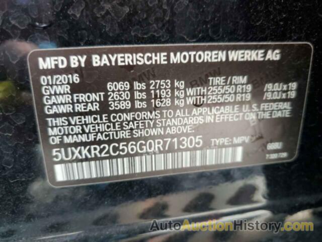 BMW X5 SDRIVE35I, 5UXKR2C56G0R71305