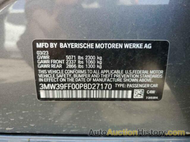 BMW 3 SERIES, 3MW39FF00P8D27170