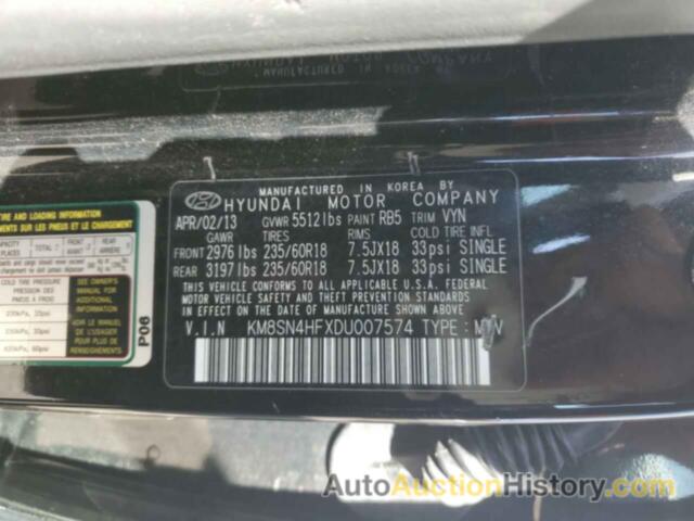 HYUNDAI SANTA FE GLS, KM8SN4HFXDU007574