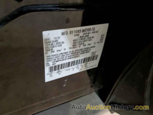 FORD EDGE TITANIUM, 2FMPK4K91NBA39323