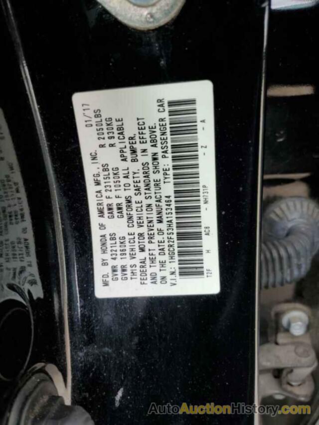 HONDA ACCORD SPORT, 1HGCR2F53HA153464