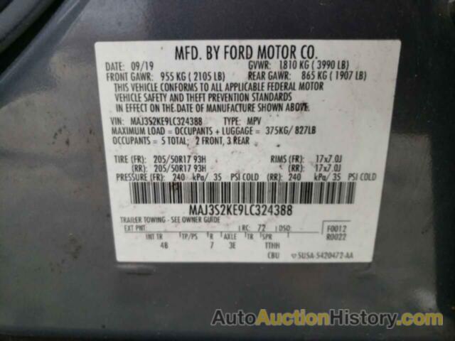 FORD ECOSPORT TITANIUM, MAJ3S2KE9LC324388