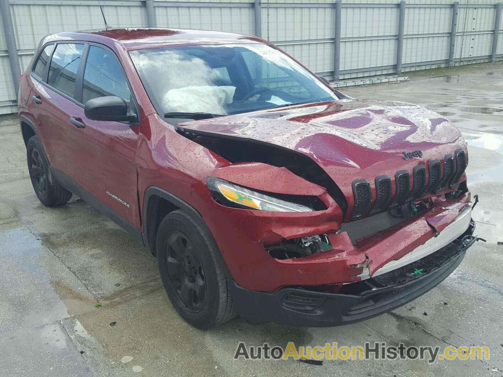 2017 JEEP CHEROKEE SPORT, 1C4PJLAB6HW626609