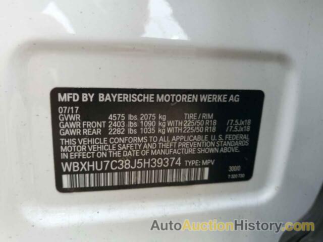 BMW X1 SDRIVE28I, WBXHU7C38J5H39374