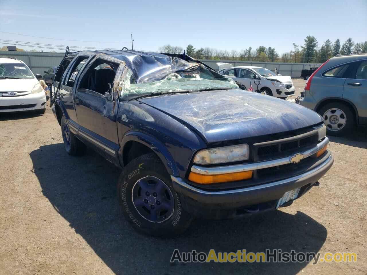 2001 CHEVROLET TRAILBLAZE, 1GNDT13W312145383