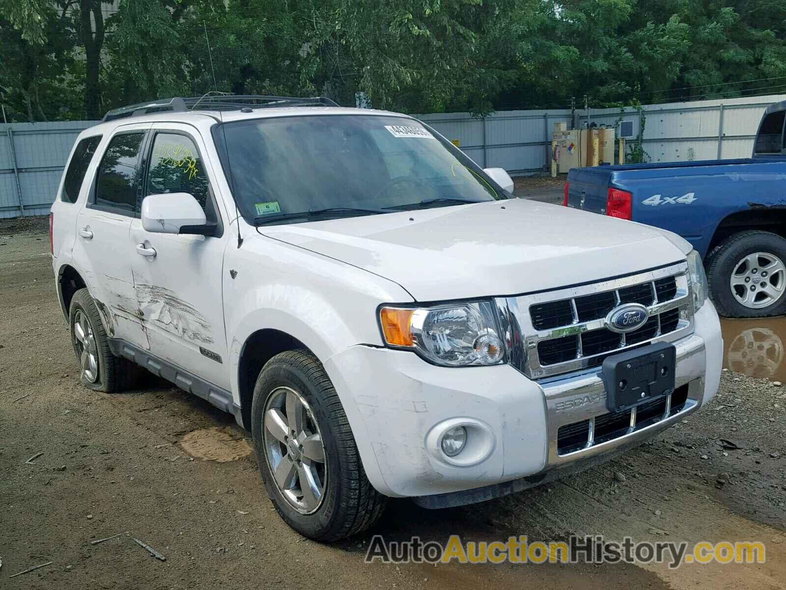 2008 FORD ESCAPE LIMITED, 1FMCU94178KB07972