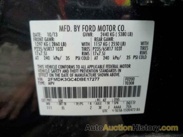 FORD EDGE SE, 2FMDK3GC4DBE17277