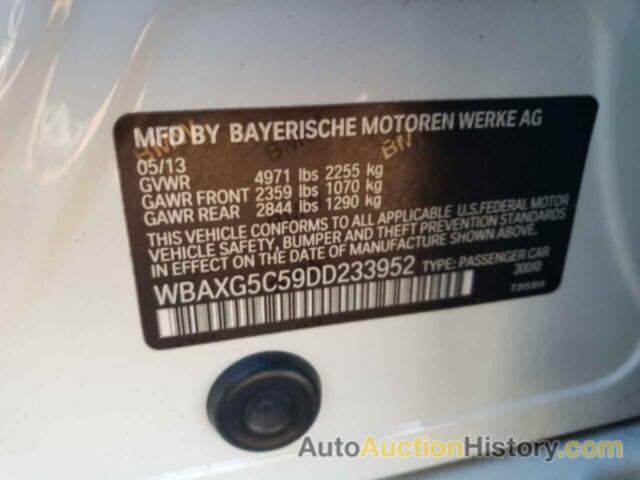 BMW 5 SERIES I, WBAXG5C59DD233952