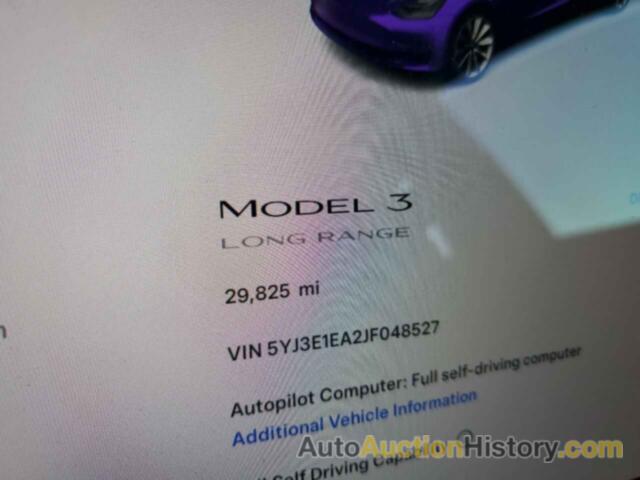 TESLA MODEL 3, 5YJ3E1EA2JF048527