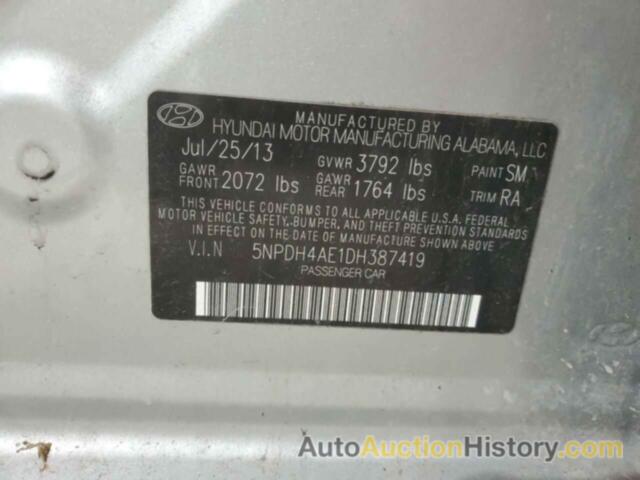 HYUNDAI ELANTRA GLS, 5NPDH4AE1DH387419