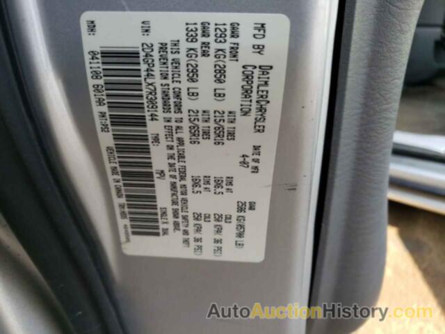 DODGE CARAVAN SXT, 2D4GP44LX7R309144