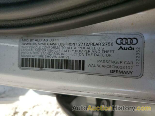 AUDI A6, WAUBGAFC9CN003107