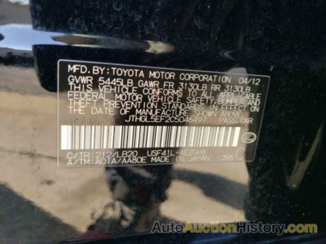 LEXUS LS460 460L, JTHGL5EF2C5046497