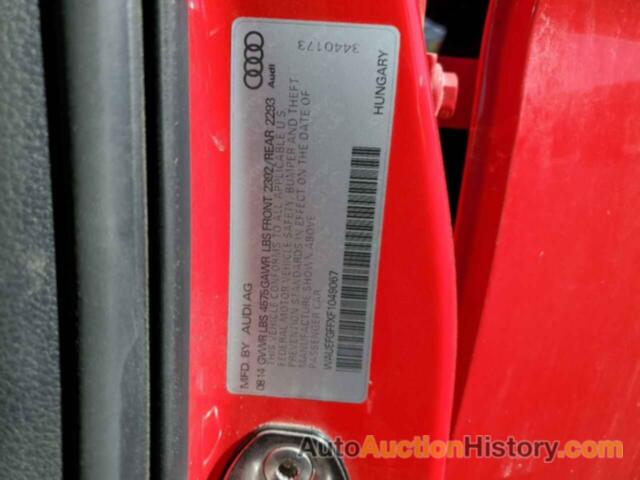 AUDI A3 PREMIUM PLUS, WAUEFGFFXF1049067