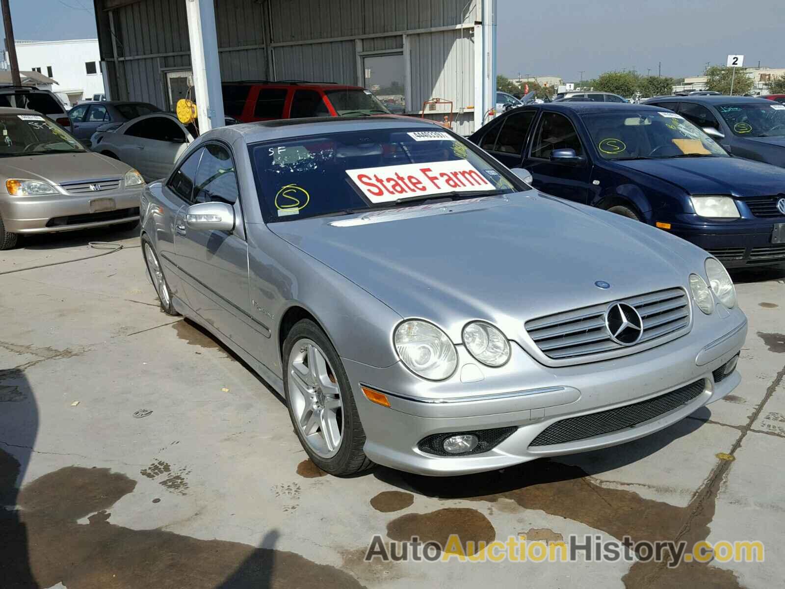 2005 MERCEDES-BENZ CL 55 AMG, WDBPJ74J55A043742