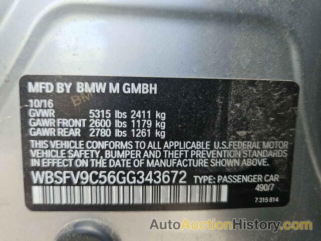 BMW M5, WBSFV9C56GG343672