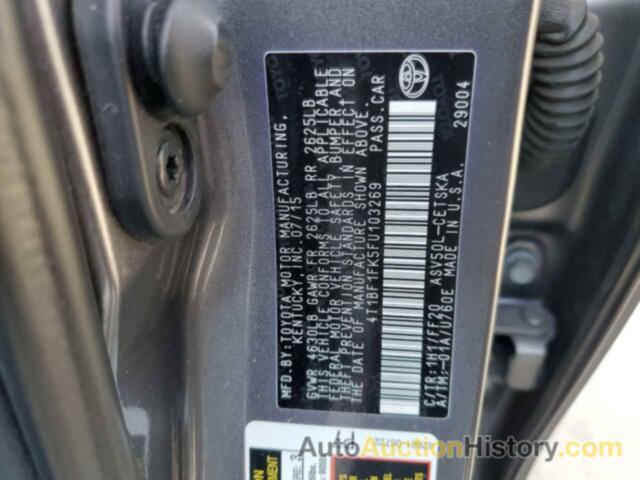 TOYOTA CAMRY LE, 4T1BF1FK5FU103269