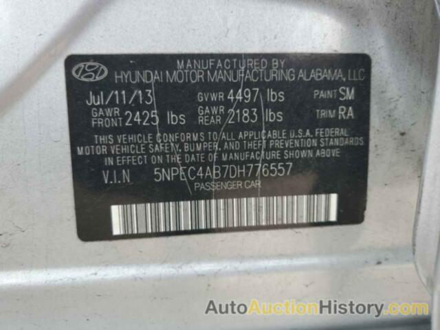 HYUNDAI SONATA SE, 5NPEC4AB7DH776557