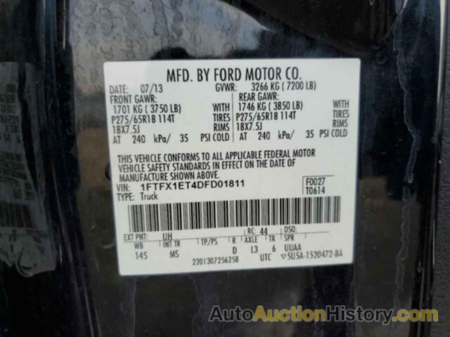 FORD F-150 SUPER CAB, 1FTFX1ET4DFD01811