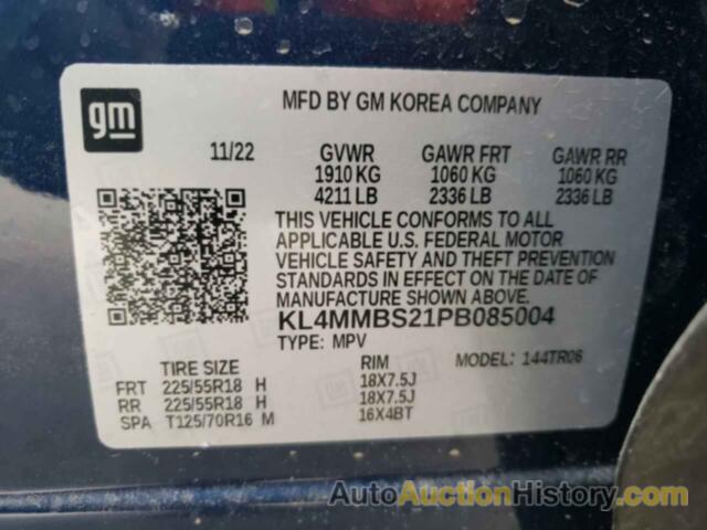 BUICK ENCORE PREFERRED, KL4MMBS21PB085004