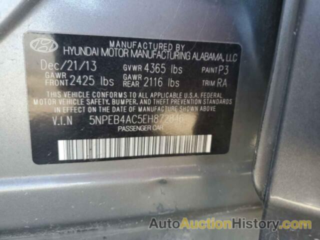 HYUNDAI SONATA GLS, 5NPEB4AC5EH872846