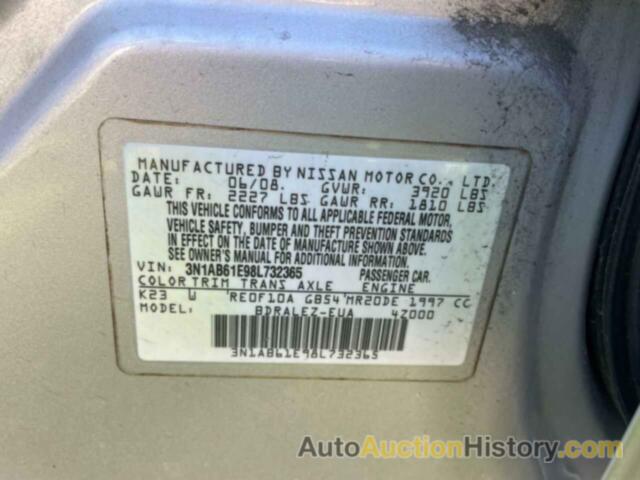 NISSAN SENTRA 2.0, 3N1AB61E98L732365