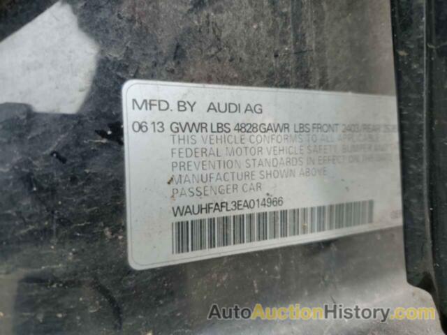 AUDI A4 PREMIUM PLUS, WAUHFAFL3EA014966