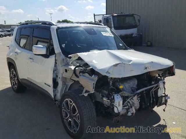 2016 JEEP RENEGADE LIMITED, ZACCJADT4GPC60412