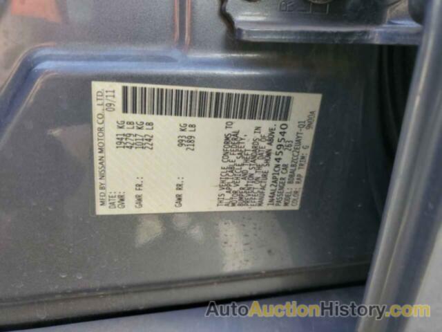 NISSAN ALTIMA BASE, 1N4AL2AP1CN459540