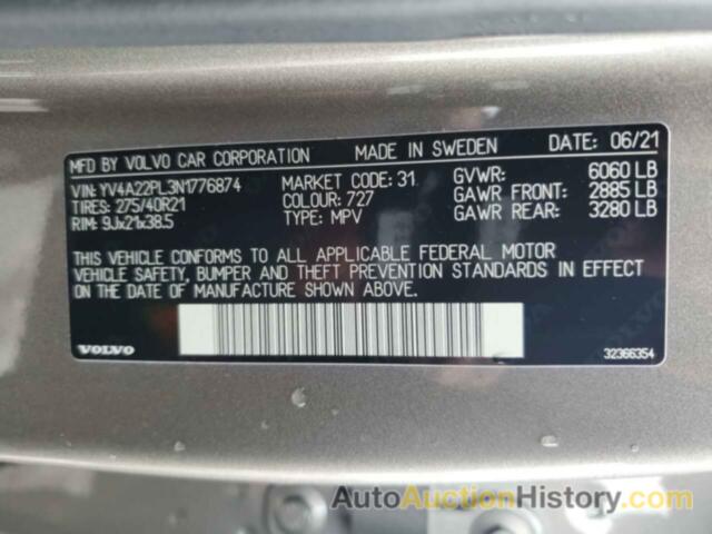 VOLVO XC90 T6 INSCRIPTION, YV4A22PL3N1776874