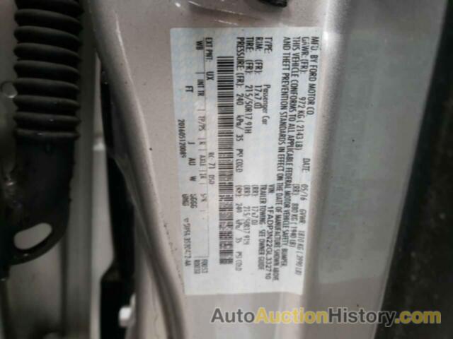 FORD FOCUS TITANIUM, 1FADP3N22GL332710