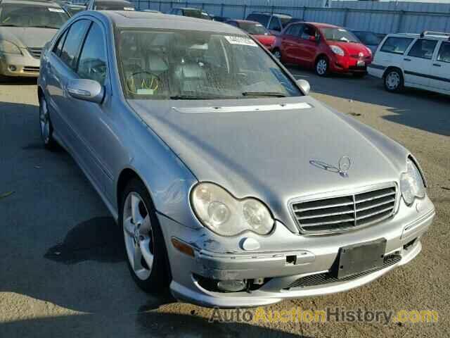 2005 MERCEDES-BENZ C230K, WDBRF40J85F635220